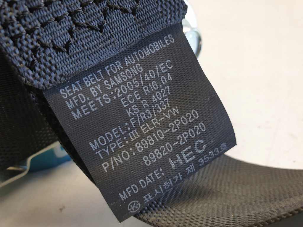 фото №3, Sorento ii pas безопасности правый задняя ii ряд