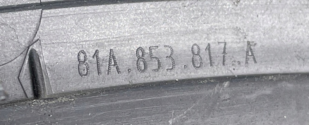 фото №9, Audi оригінальний номер 81a853817 a молдинг накладка крила лівий задня