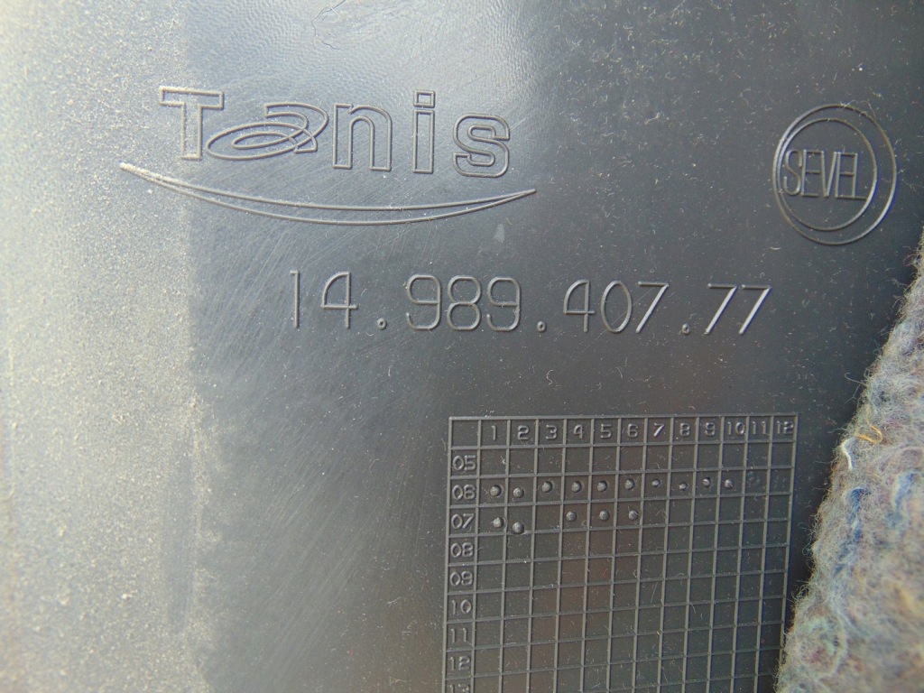 Обивка обшивка левая задний peugeot expert 2007- long 1498940777 с Разборки