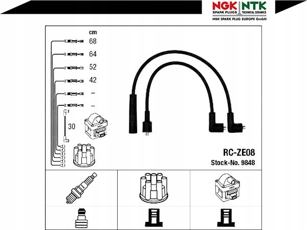 фото №2, Дроти запалювання [ngk]