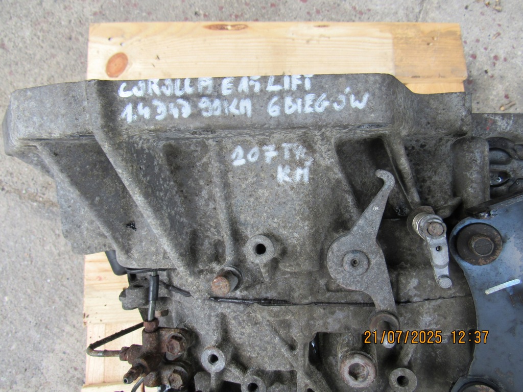 фото №8, Коробка передач передач corolla e15 yaris auris 1.4d4d 90km 6 передач 31115-0d100