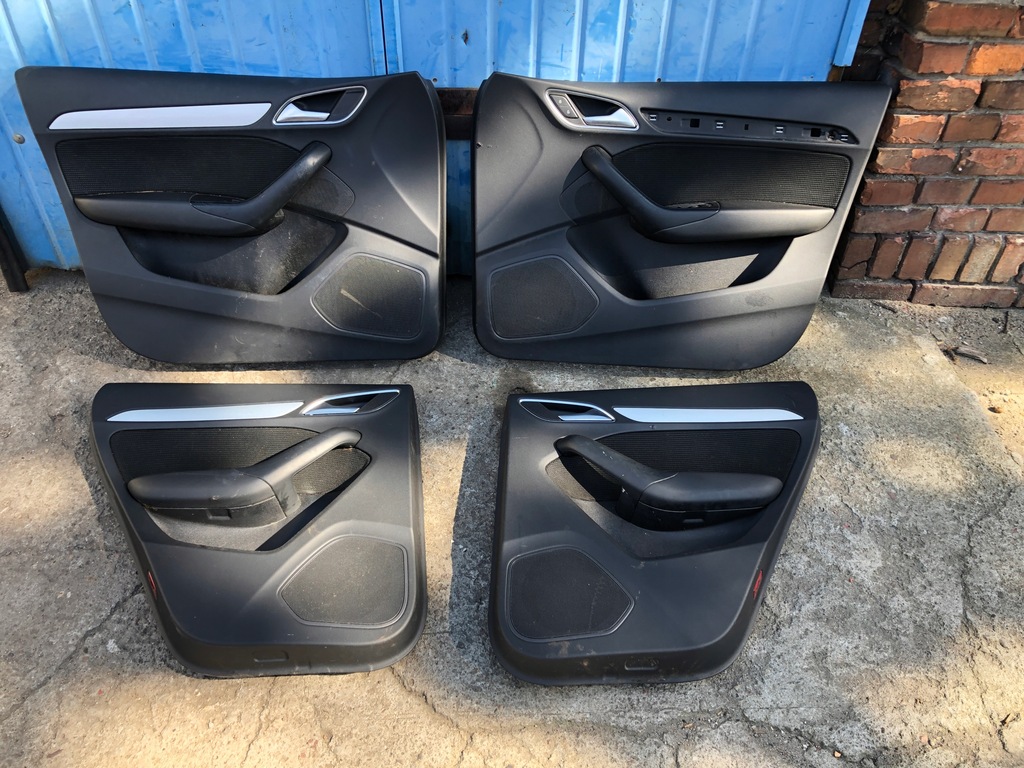 фото №15, Q3 8u 2010-2018r s-line сиденья кожа+ материал speed обшивки дверь комплект