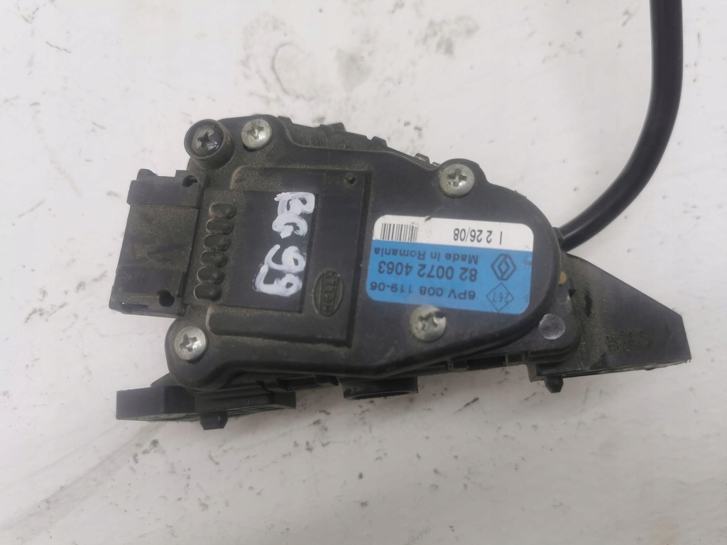 фото №4, Потенциометр газа renault master ii 8200724063