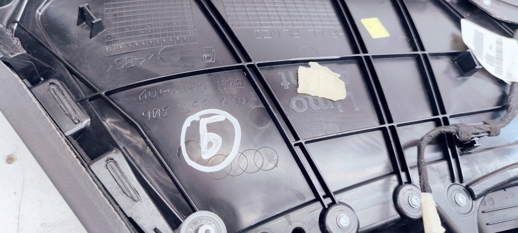 фото №7, Обшивка двері p t audi a6 c7 4g0867306 шкіра 6