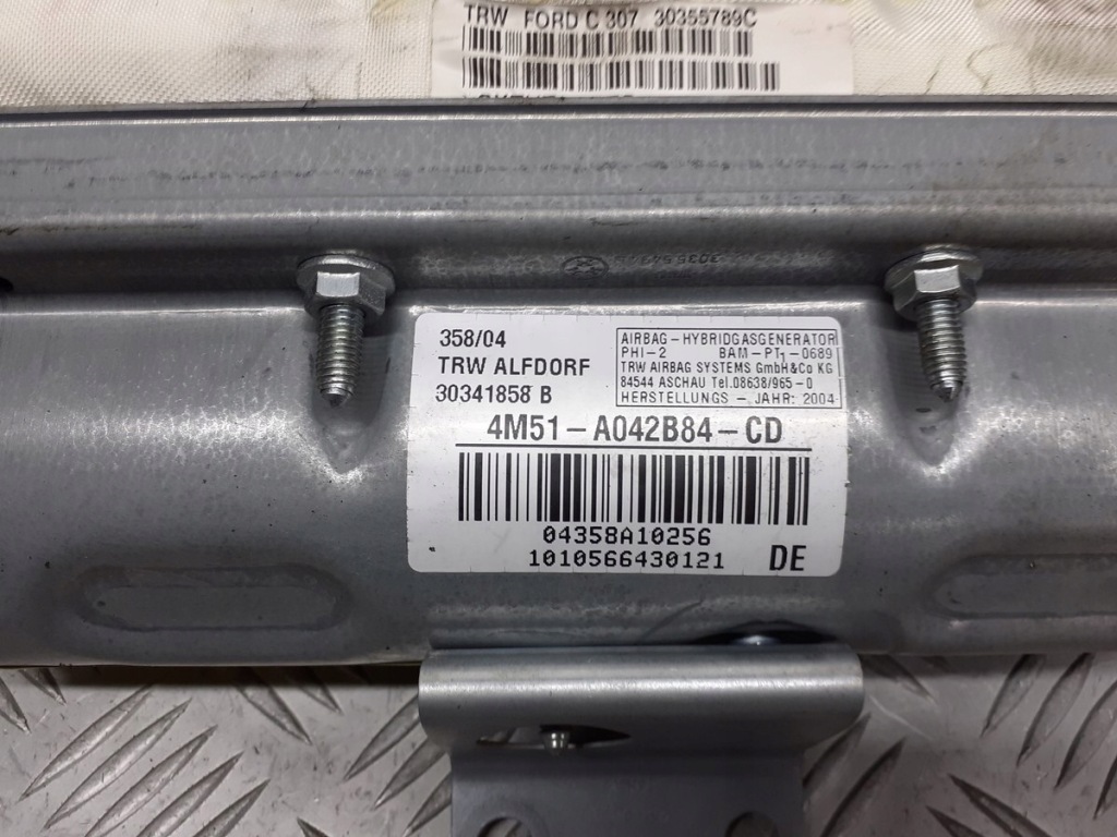 фото №3, Подушка подушка безпеки пасажира ford focus mk2