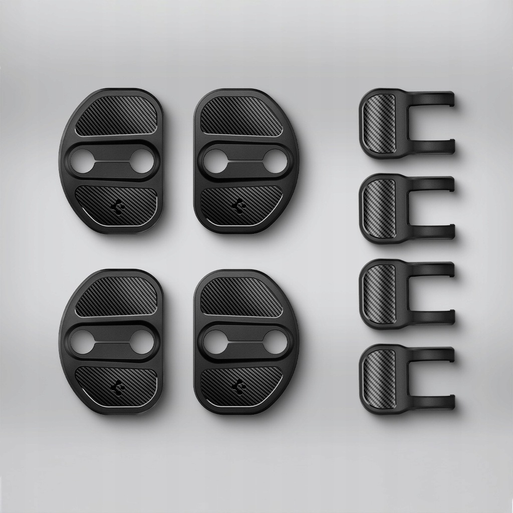 фото №13, Захист замки петлі двері 4x do tesla model 3/y, spigen door lock cover