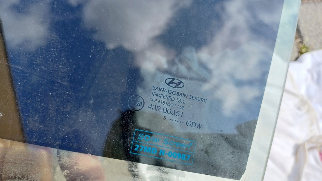 фото №2, Hyundai i30 ii kombi скло двері ліва задня 15 rok