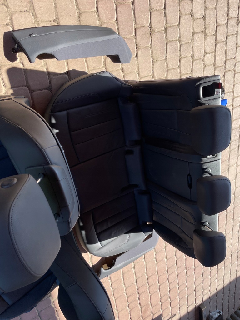 фото №4, Audi a4 b9 8w sedan сидіння заднє сидіння обшивки шкіра jak nowe