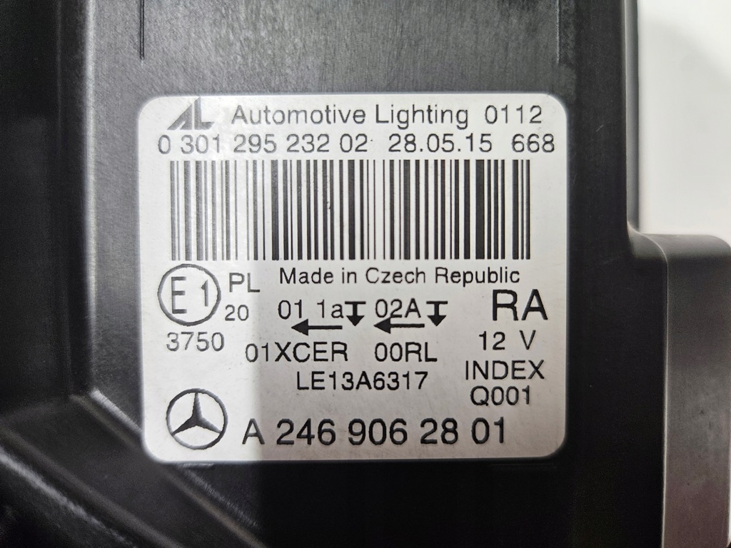 фото №6, Mercedes w246 lift лампа full led права ліва комплектна nowa oryg a246