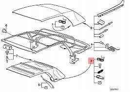 Набір ремонтний колонки c дах кабріолет bmw e36 8189989 54318189989 Ціна