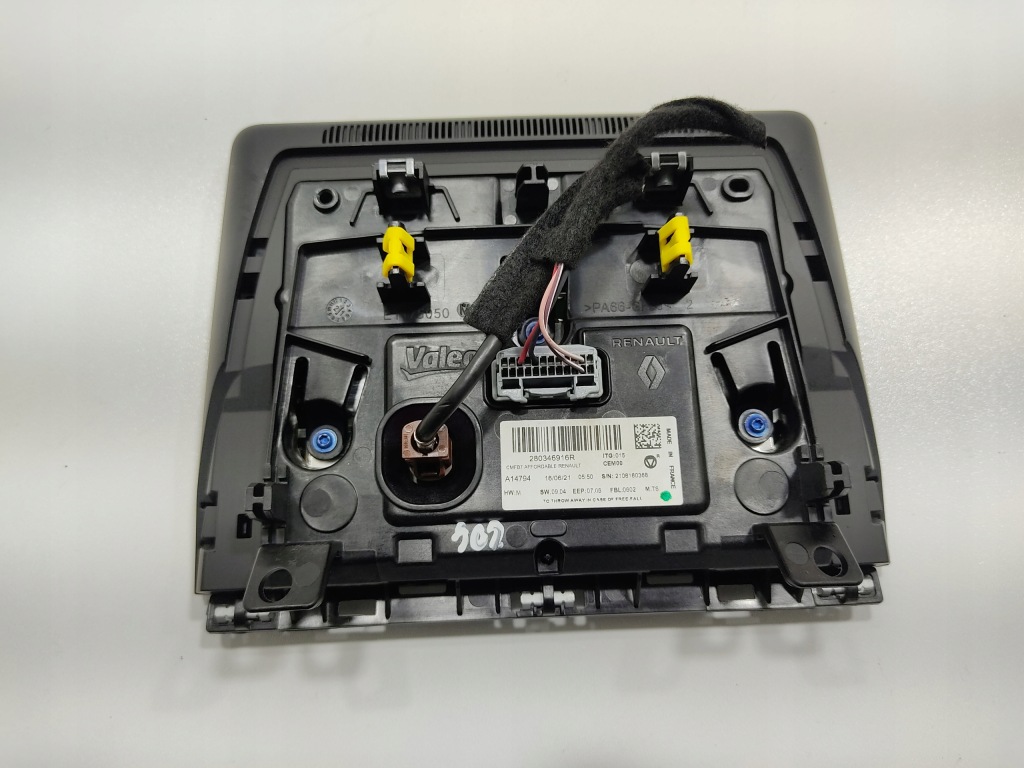 фото №4, Дисплей навігації renault zoe 280346916r 2019-2023