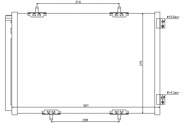 фото №15, Радіатор кондиціонера peugeot 1.6 hdi 1007 05- c2
