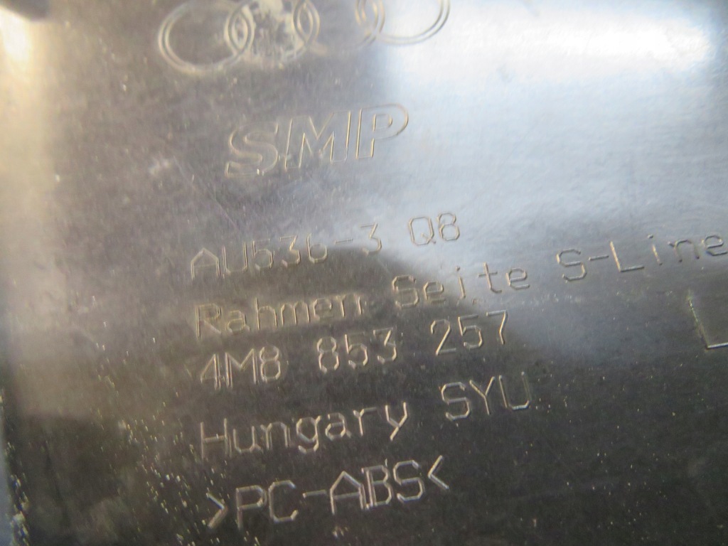 фото №15, Рамка левый решётки бампера передний audi q8 4m8 s line 2018- 4m8853257