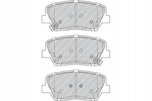 фото №1, Ferodo fdb4396 набор тормозных колодок тормозных, тормоза дисковые