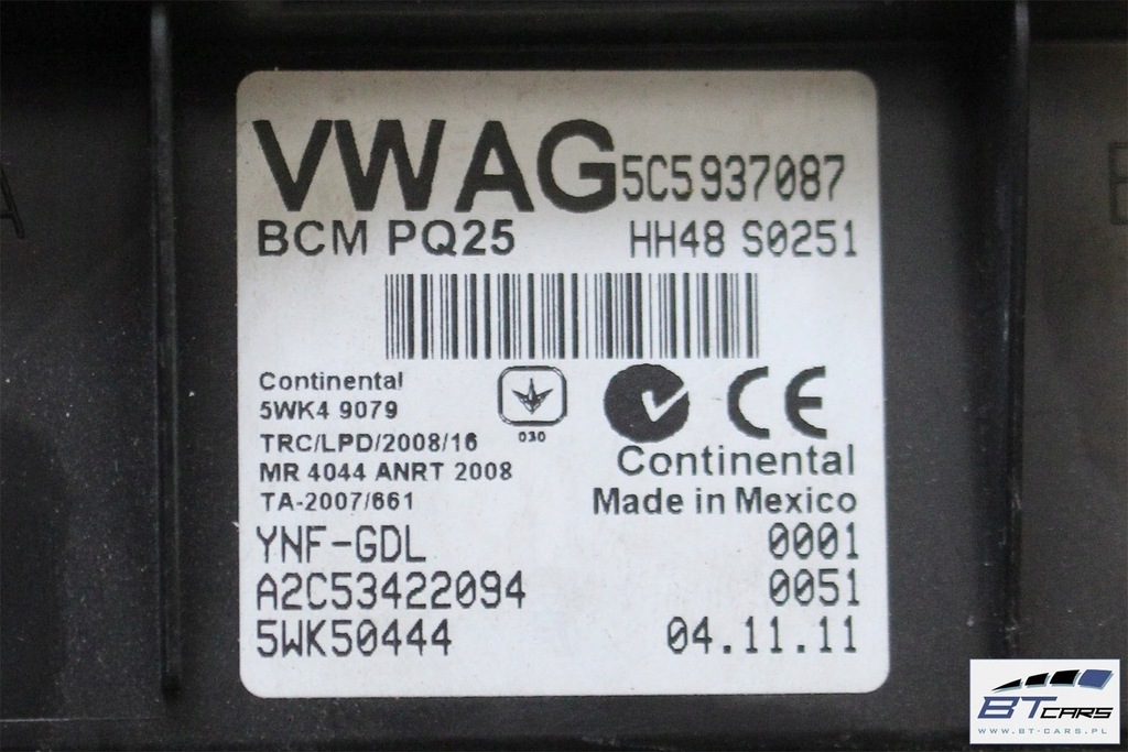 фото №6, Vw the beetle набір стартовий запуск автомобіля автомобіля 5c5920870 06j906027c