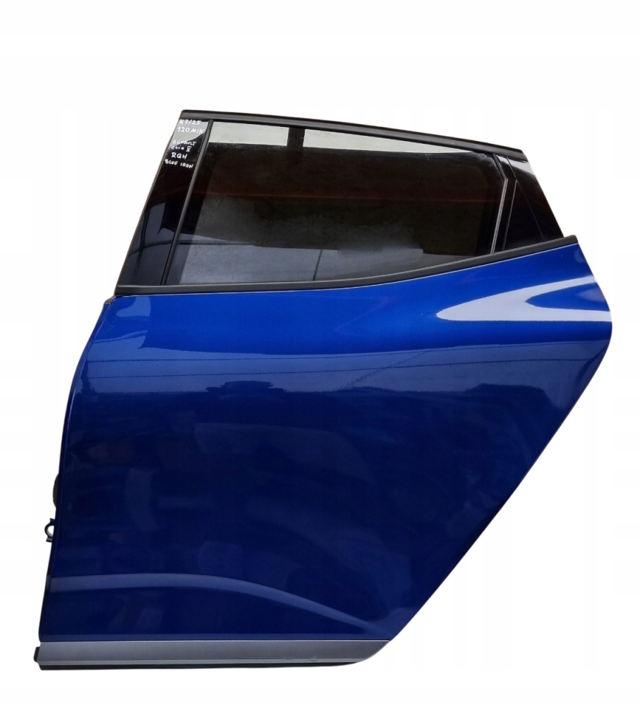 фото №1, Renault clio v двері лівий ліва задня задні 120mik колір blue iron terqh rqh