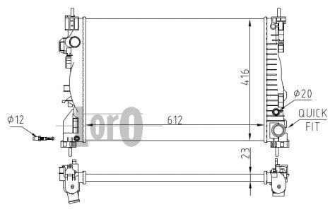 фото №3, Радиатор a.r gulietta