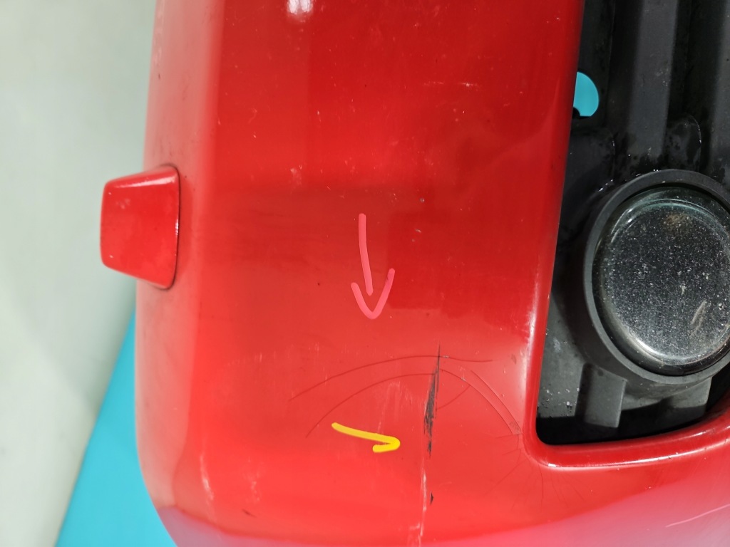 фото №12, Бампер перед opel vectra c 02-05 красный