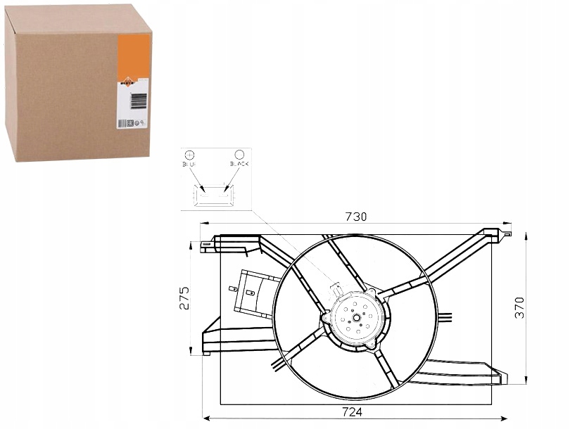 фото №8, Nrf 47458 вентилятор, охолодження двигуна