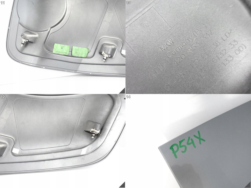 фото №12, Audi r8 420 coupe 07-15 защита накладка накладка панель накладка левая задняя