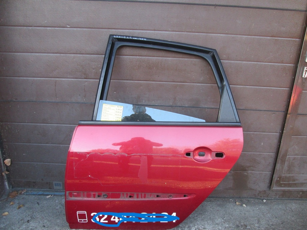 фото №1, Двері ліва лівий задня задні renault scenic ii teb76