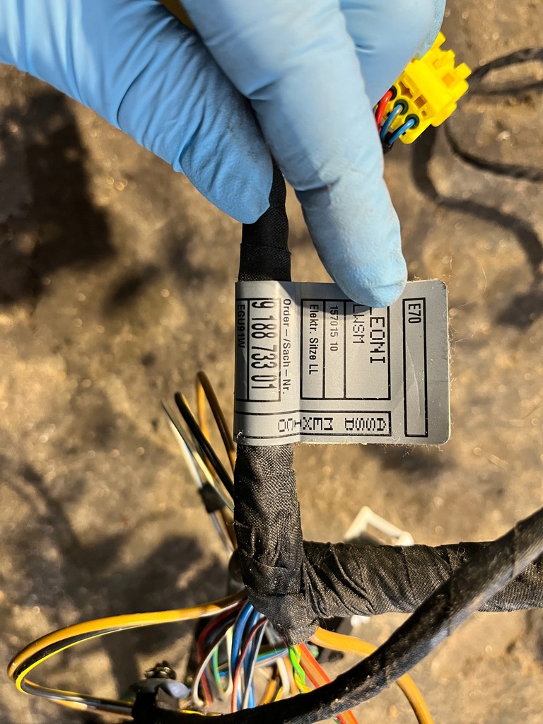 фото №8, 15 bmw x5 e70 x6 e71 електропроводка джгут сидіння перед лівий 9188733 пам'ять