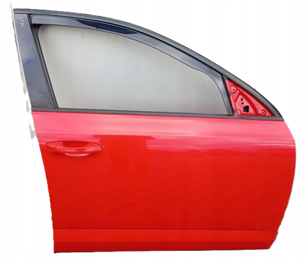 фото №1, Дверь правый перед красные skoda octavia iii lift lf3k