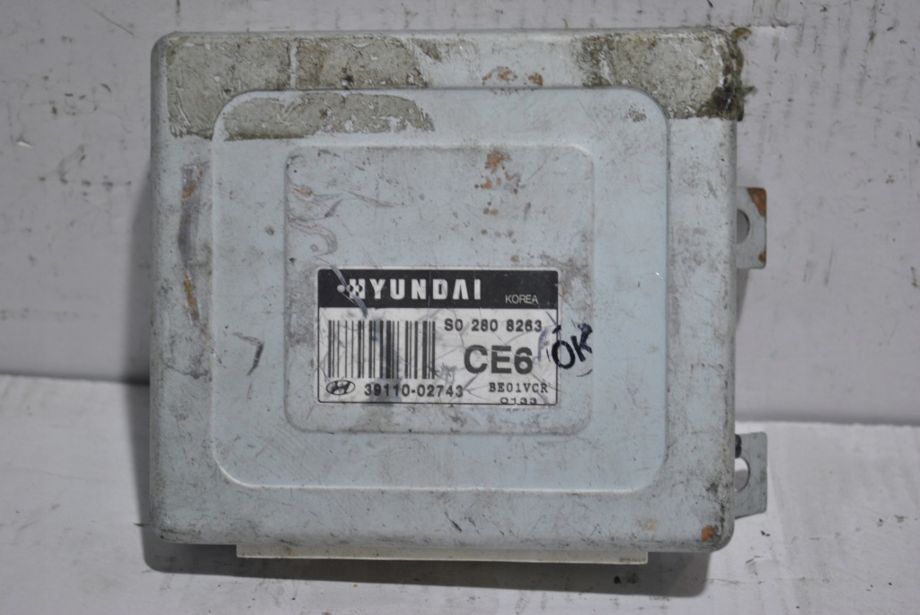 фото №1, Бортовой компьютер блок управления hyundai atos 1.0 12v 3911002743