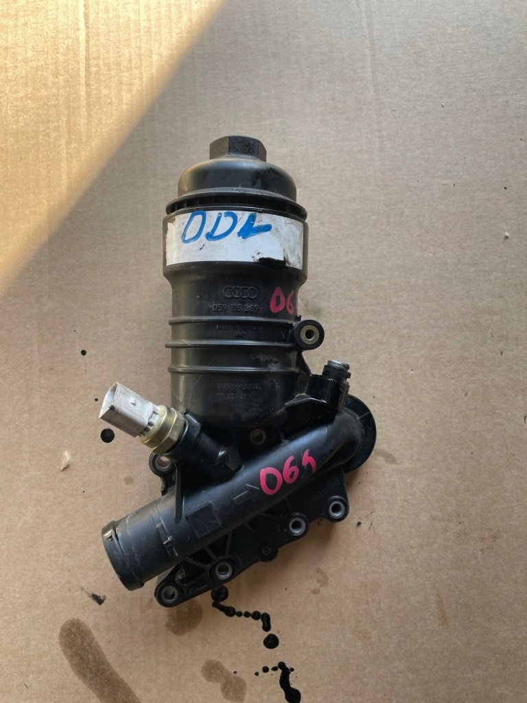 фото №1, Audi 3.0 tdi основание корпус фильтра масла 059115389