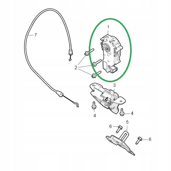 Tesla s lift привод замка багажника 1003549-00-d Киев