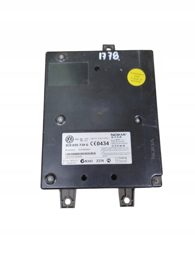 Купити Vw passat b6 golf v модуль телефону 3c0035729g