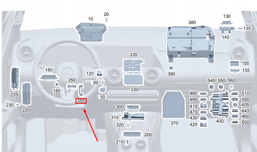 Купити Mb gla h247 amg toll collection керування unit кронштейн a1778271400
