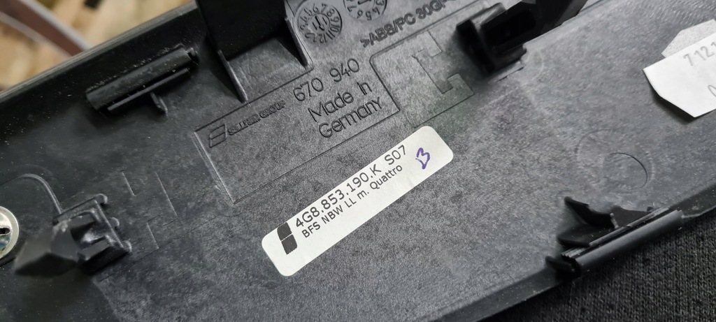 фото №16, A7 4g декори двері консолі панелі quattro eu перед задня комплект drewno s07