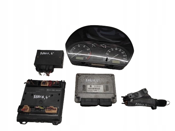 фото №9, Skoda fabia 1 i 99- 1.2 azq набір стартовий імобілайзер бортовий комп'ютер 03e906033a