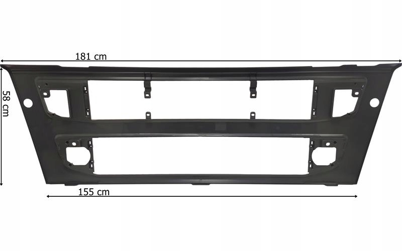 фото №2, Volvo fm решётка радиатора кабины нижняя
