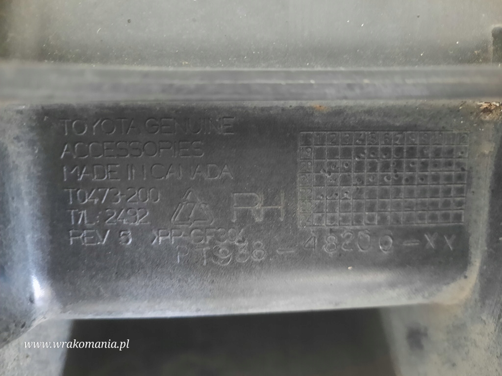 фото №13, Toyota highlander iv xu70 19- молдинг порог правая подножка правый pt938-4820