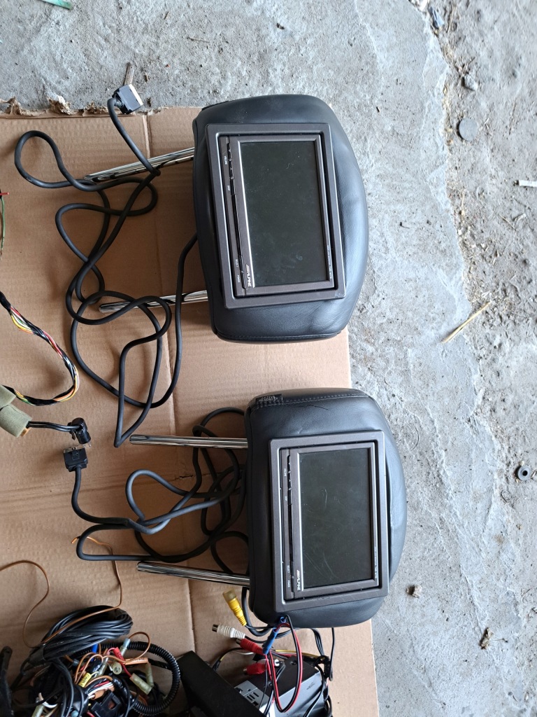 фото №10, Радіо підголівники tv підсилювач навушники pilot alpine tme-m770 infiniti fx35