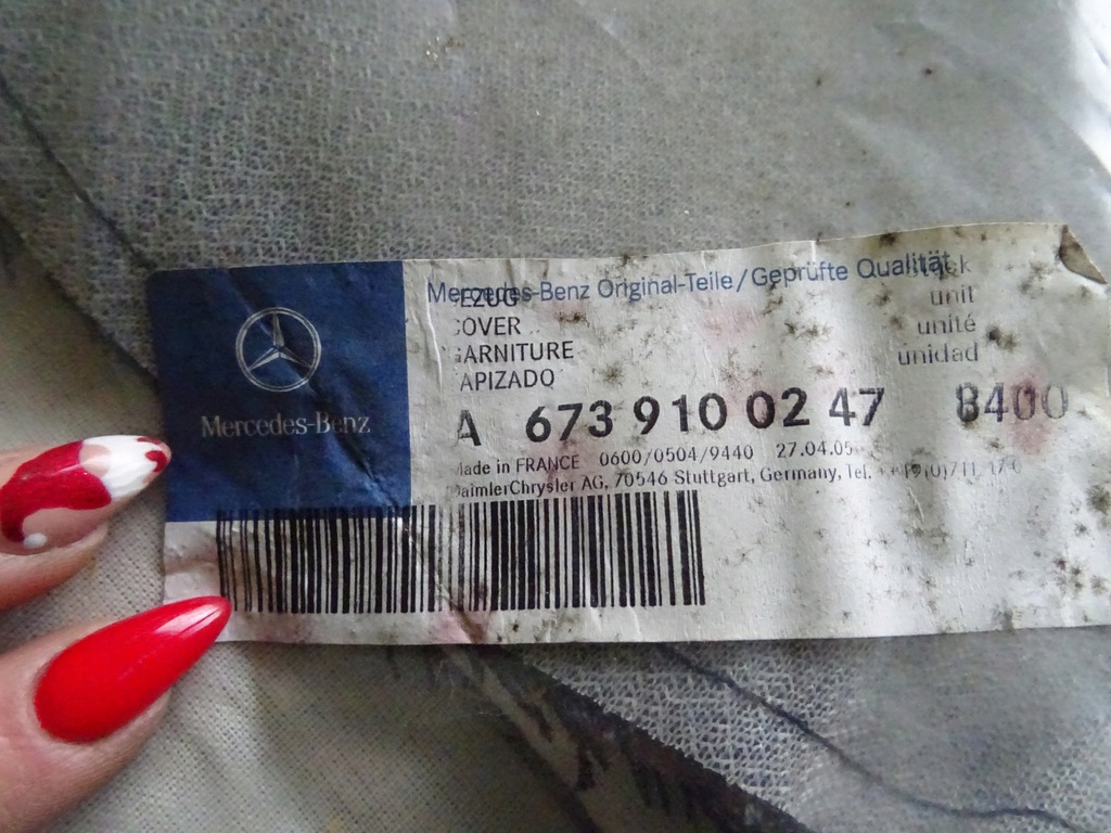 фото №6, Чехол спинка сиденье mercedes atego 6739100247