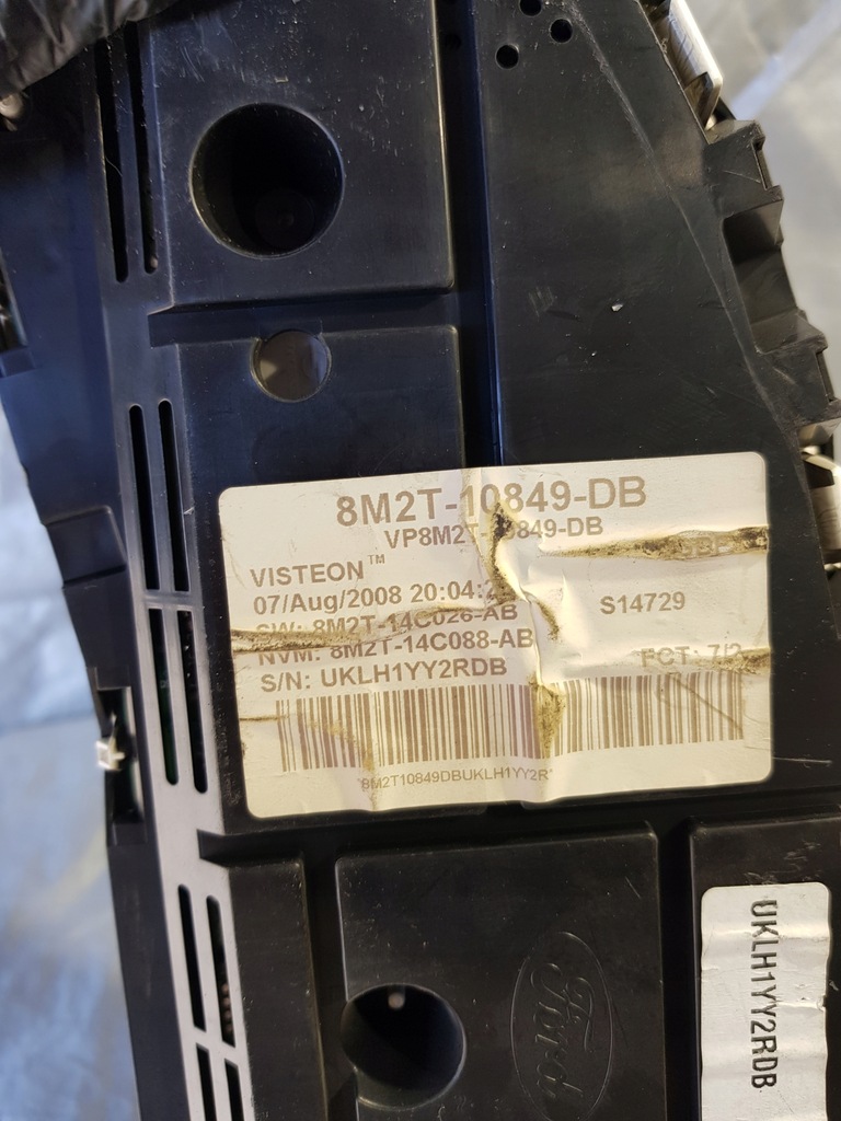 фото №8, Лічильник прилади ford mondeo mk4 2.0 tdci оригінальний номер 8m2t-10849-db anglik