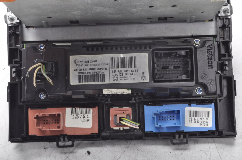 фото №7, Peugeot 407 радио cd 9646871777