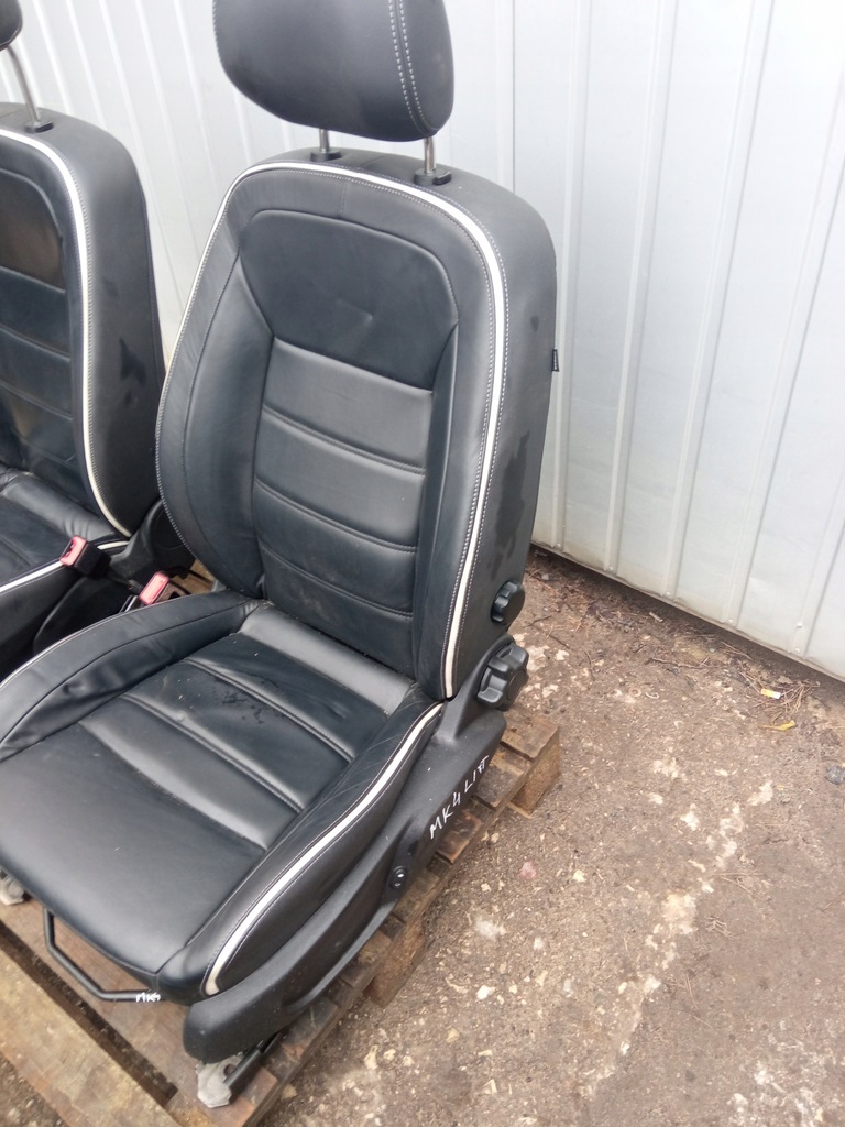 фото №14, Ford mondeo mk4 lift сиденья кожа белый nić