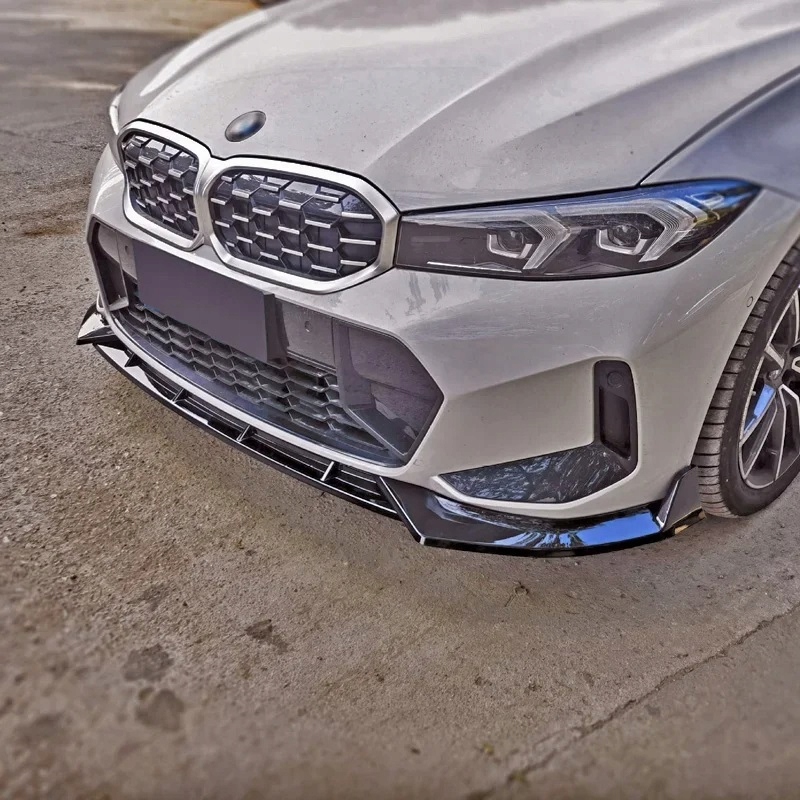 фото №12, Bmw g20 g21 lci lift 2023-2024 + накладка бампера m sport спліттер чорний