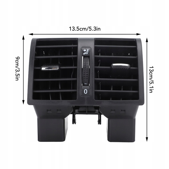 фото №12, Решётка обдув задняя do vw touran caddy 2004-2015
