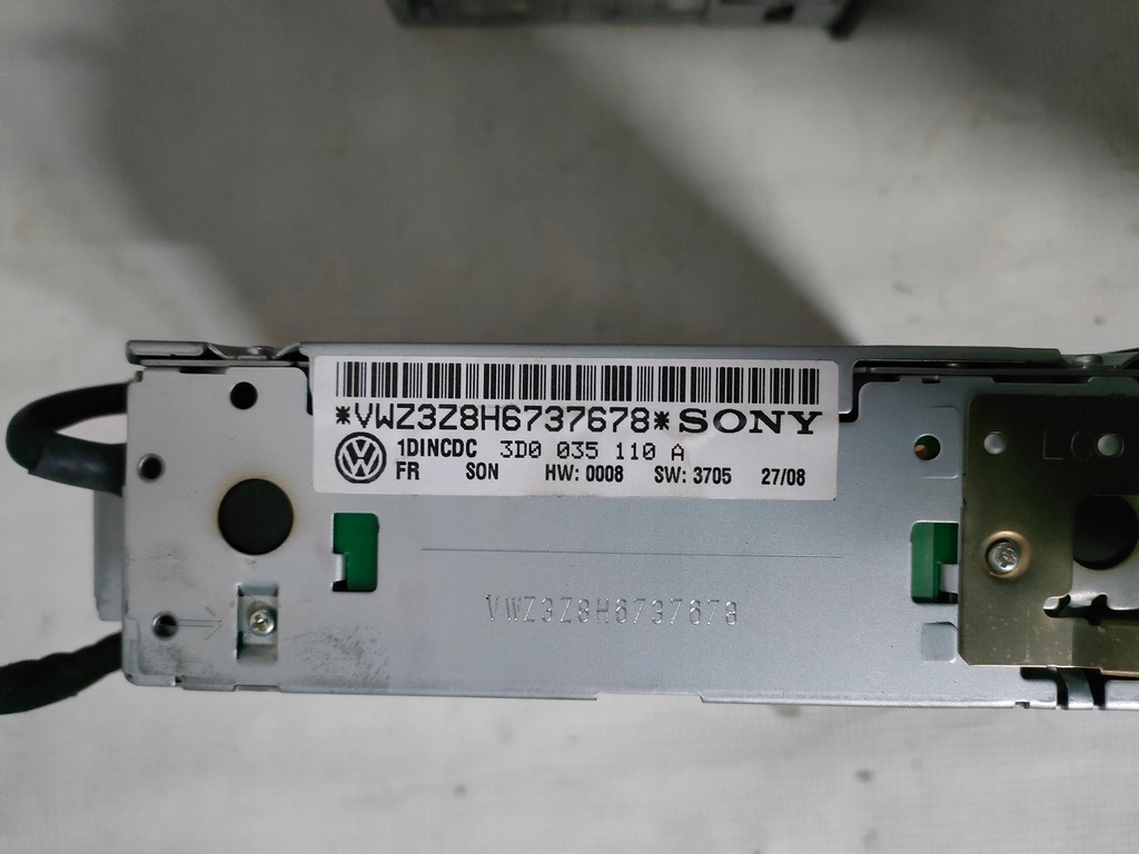 фото №8, Vw phaeton радио cd чейнджер 3d0035110a