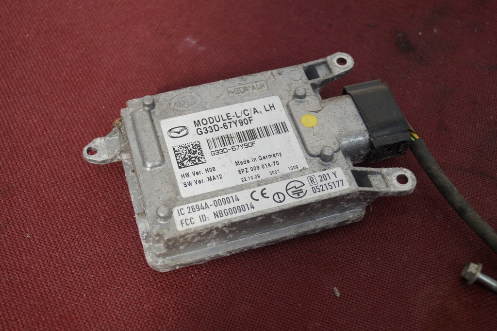 фото №5, Модуль блок керування лампи лівий задня mazda 3 bl 09-13r