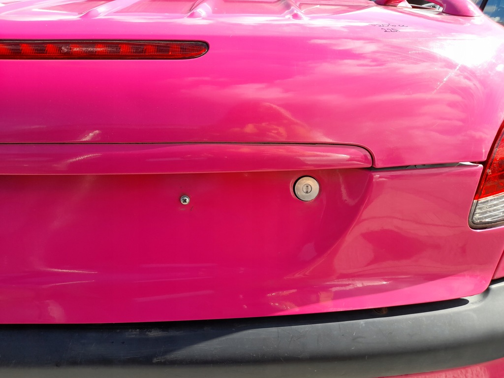 фото №12, Peugeot 206 cc крышка багажника багажника задняя задняя