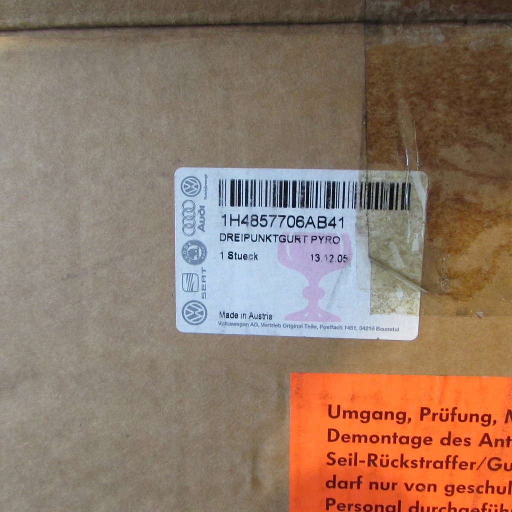 фото №6, Pas безпеки правий перед vw vento