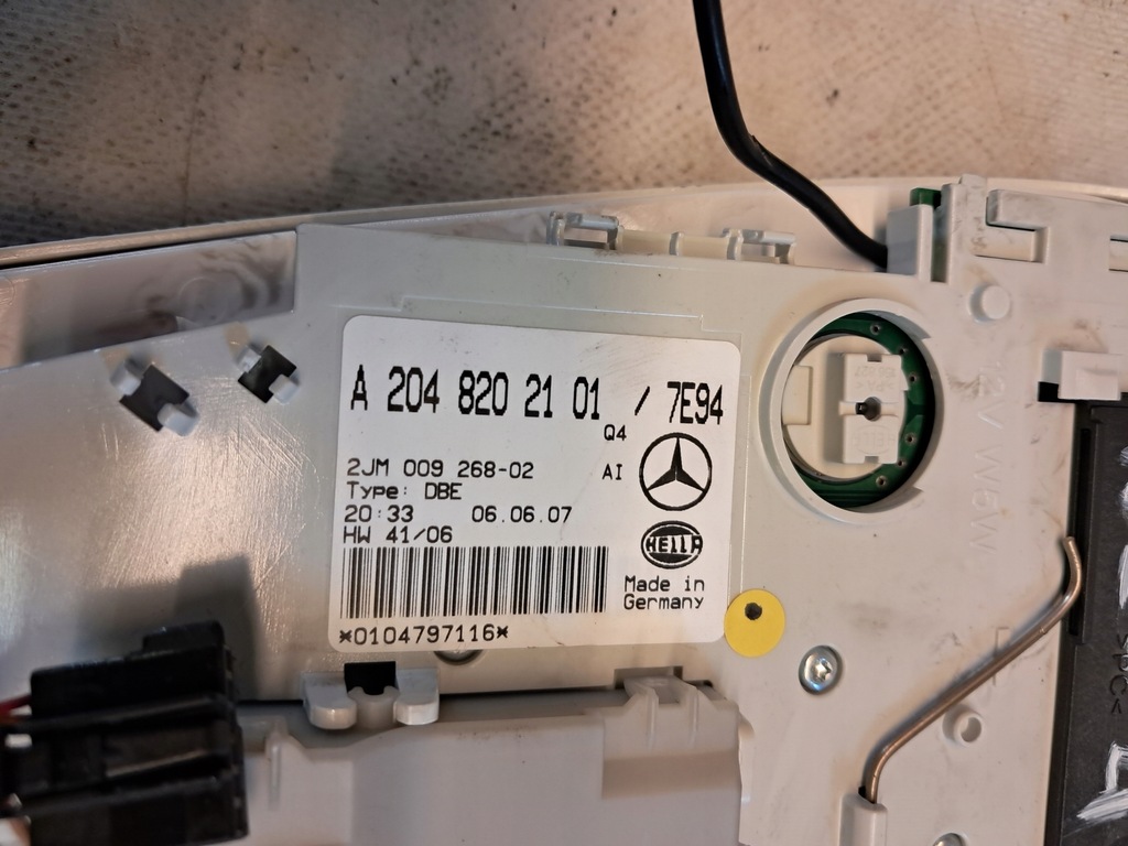 фото №8, Лампа стельовий mercedes w204 a2048200010 a2048202101