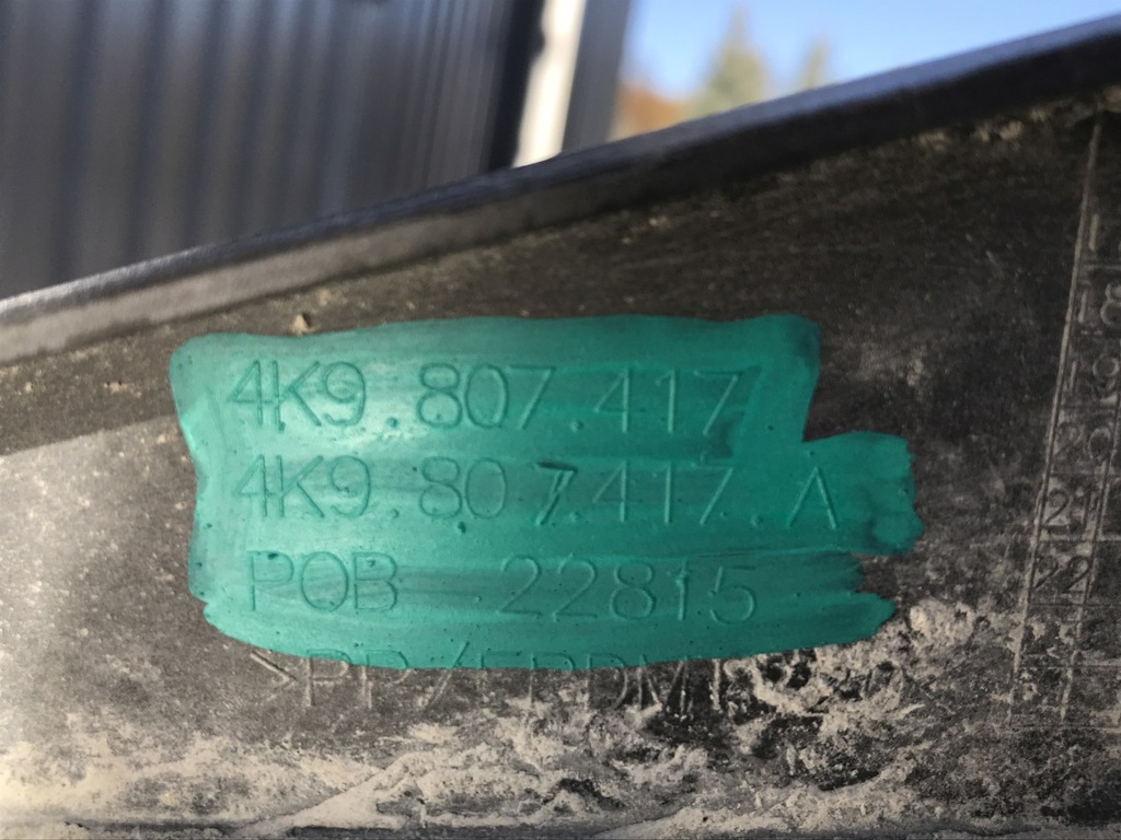 фото №11, Audi a6 c8 4k9 allroad спойлер задня 4k9807417a