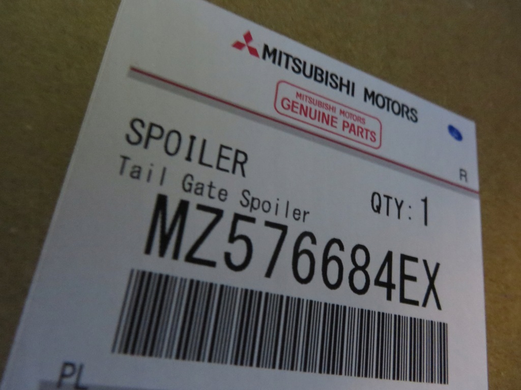 фото №7, Mitsubishi eclipse cross спойлер спойлер кришки